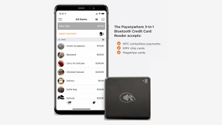 PayAnywhere 3 in 1 Bluetooth Credit Card Reader [upl. by Nrehtak]