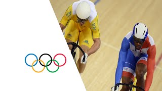 Cycling Track Mens Sprint Semifinals Race 2  Full Replay  London 2012 Olympics [upl. by Temme292]