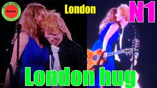 OMG Taylor Swift Gets Intimate With Ed Sheeran On Wembley Stage At N1 Eras Tour London [upl. by Evilo]