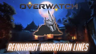 Overwatch  Reinhardt Narration Lines in Junkensteins Revenge [upl. by Anekahs]