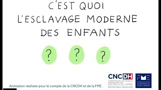 Lesclavage moderne des enfants cest quoi   1 jour 1 question [upl. by Haden]