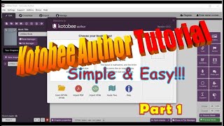 Kotobee Author Tutorial Part 1  OER Proficiency  EdTech Unit  Interactive Ebook [upl. by Townsend245]