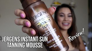 Jergens Natural Glow Instant Sun Tanning Mousse [upl. by Polky75]