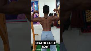 SEATED CABLE ROW💪✅shorts fitness trending [upl. by England]