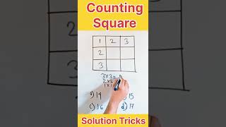 find the number of Square।। counting square।।maths [upl. by Clywd]