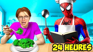 SPIDER MAN est devenu notre NOUNOU pendant 24 heures [upl. by Nuhsyar]