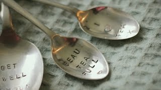 Stamped Silverware  Vintage Finds [upl. by Lewak]