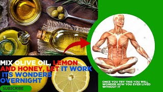 Mix Olive Oil Lemon amp Honey Let It Work Wonders Overnight [upl. by Ena]