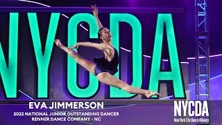 Eva Jimmerson  2022 National Junior Outstanding Dancer [upl. by Rennat]