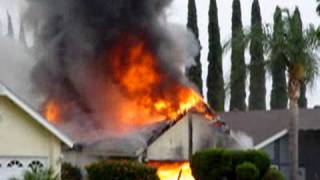 Ureport Yorba Linda House Fire  20080626 [upl. by Anehsak]