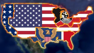 Second American Civil War in Hoi4  Kaiserreich  RP storytelling [upl. by Mclyman883]