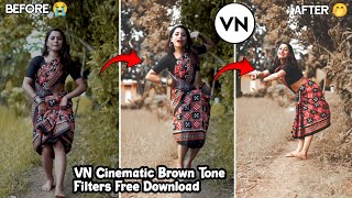 Cinematic brown tone video editing filters download 2024 [upl. by Eissac481]