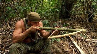 DIY Survival Make a Crossbow from Scratch  Dual Survival [upl. by Ahseela]