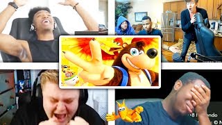 All Reactions to BANJOKAZOOIE Reveal Trailer  Super Smash Bros Ultimate [upl. by Annadiane]