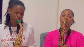 Gramps Morgan  People Like You Saxophone Duet Cover by andrenemusic amp truofcl 🎷🎷💕 [upl. by Itsyrc]