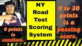 How NY Road Test Examiners Score You on the Road Test  Mock Road Test Scoring [upl. by Atoel420]