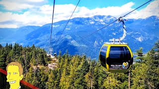 SEA TO SKY GONDOLA Tour just before cables cut a 2nd time [upl. by Nnaacissej]