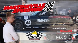 Bobby Gossett takes on Martinsville speedway with the Mazdas [upl. by Nare772]