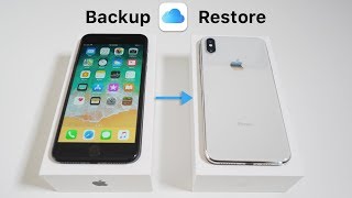 How to Backup Your Old iPhone and Restore to iPhone X Xr Xs and Xs Max [upl. by Harifaz]