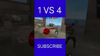 1 VS 4 CLUTCH 😈 CS RANKED  G18 AGAINST GRANDMASTER SQUAD RHLGAMING shortscsrank1vs4free fire [upl. by Madelin990]