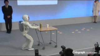 Hondas Asimo robot gets faster and smarter in human makeover [upl. by Andrus]