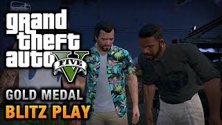 GTA 5  Mission 68  The Bureau Raid Roof Entry 100 Gold Medal Walkthrough [upl. by Nerraw]