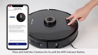 Proscenic M8 Robot Vaccum Cleaner How to do App connection [upl. by Nauqan]