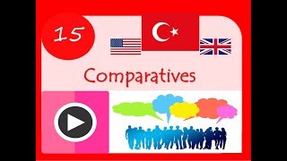 Comparatives Karşılaştırma Cümleleri İngilizce Öğreniyorum İngilizce Öğreniyoruz lgs yds [upl. by Aimar]