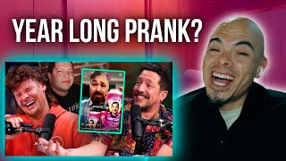 Theo Von Clips  The Impractical Jokers Prank That Got WAY Out of Hand  FIRST TIME REACTION [upl. by Ynner265]