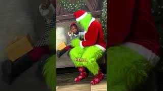 Little Girl’s Mixed Reactions to the Grinch 🎄 🤣 [upl. by Oiled]