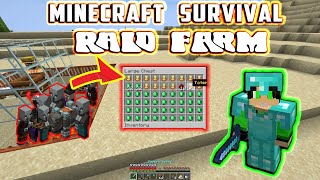 MINECRAFT RAID FARM  GAMEPLAY 11 [upl. by Yrret]