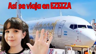 Aeropuerto Ezeiza como subimos al avión FLYBONDI a Río de Janeiro [upl. by Aissat]