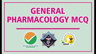 GENERAL PHARMACOLOGY MCQ  GPAT  NIPER  DRUG INSPECTOR  PHARMACIST [upl. by Nnylsor]