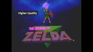 The Legend Of Zelda Cartoon  Opening Theme Higher Quality [upl. by Fira]