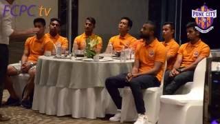 QampA with FC Pune City players [upl. by Hnirt]