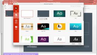 Installing A Custom Template In PowerPoint 2016 for Mac [upl. by Wills596]
