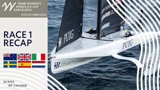 PUIG Womens Americas Cup  SemiFinal Race 1 Recap [upl. by Acenom194]