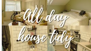 FULL HOUSE TIDY tidyup cleaningmotivation mumlifeuk [upl. by Aineles]