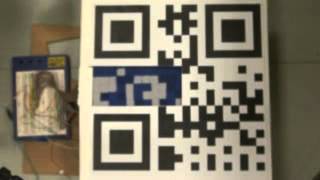 Dynamic augmented reality QR markers [upl. by Yevrah232]