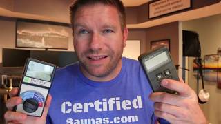 SaunaRay Saunas  Measuring EMF In Infrared Saunas  how to test your infrared sauna for emf levels [upl. by Natsud]