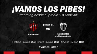 Patronato vs Estudiantes de Buenos Aires  Fecha 11  8va División [upl. by Gladwin]