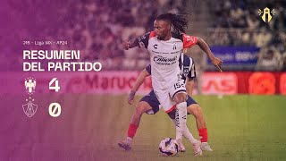 Resumen Rayados 4  0 Atlas FC  Jornada 15  Apertura 2024 [upl. by Garibald]