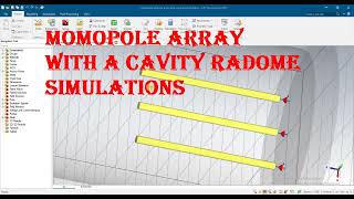 monopole antenna inside cavity 18GHz 09GHz 18THz 08GHz 24GHz 23GHz 18 GHz 38 GHz using CST [upl. by Joell]