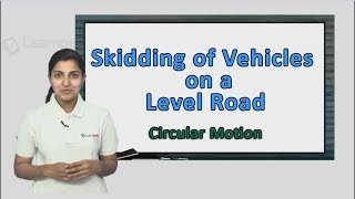 Simple explanation of Skidding of Vehicles on a Level Road with an actual solved 2017 NEET Question [upl. by Haseena]