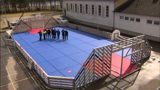 Bergo Multisport court installation [upl. by Attenat]