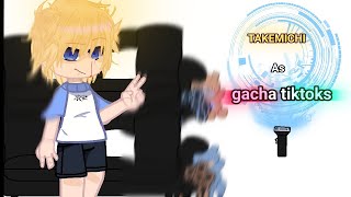 React takemichi as random gacha tiktoksPortuguêsno shippsTokyo revengersBAD UA [upl. by Kenneth576]