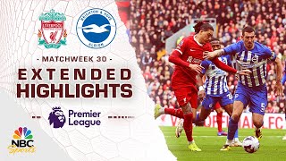 Liverpool v Brighton  PREMIER LEAGUE HIGHLIGHTS  3312024  NBC Sports [upl. by Crosse]