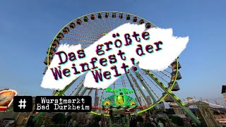 Bad Dürkheim  Wurstmarkt 2022  Das größte Weinfest der Welt [upl. by Eenattirb]