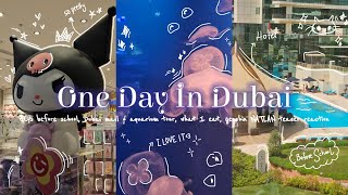 Travel vlog ֙⋆ 🫧 days before school DUBAI MALL tour what I eat genshin NATLAN teaser [upl. by Nahgam816]