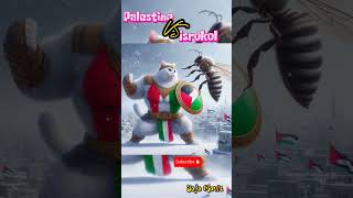 CAT PALESTINE VS INSECT ISROKOL VS ANIMAL cats insects ai animals [upl. by Alaaj]